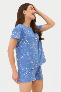 Sweet Dreams Printed Short Set - Cosmic Sky — thumbnail 5